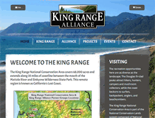 Tablet Screenshot of kingrangealliance.org